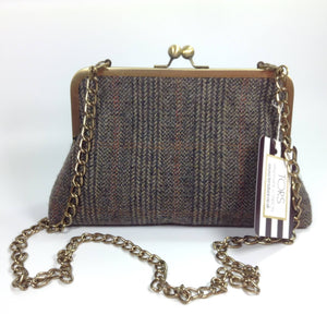 Classic wool designer handbag